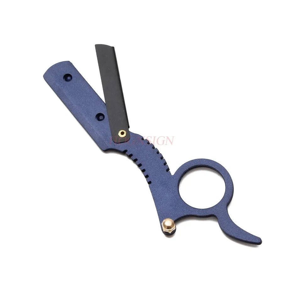 BARBERTOP Colorful Straight Razor — 5 Bold Colors, Replaceable Blade