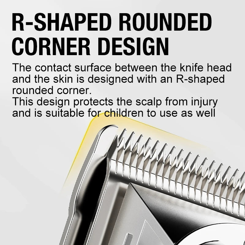 Heavy-Duty Full Metal Carbon Blade Clipper