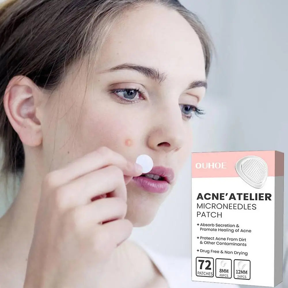 Invisible Hydrocolloid Pimple Patches — Overnight Blemish Treatment