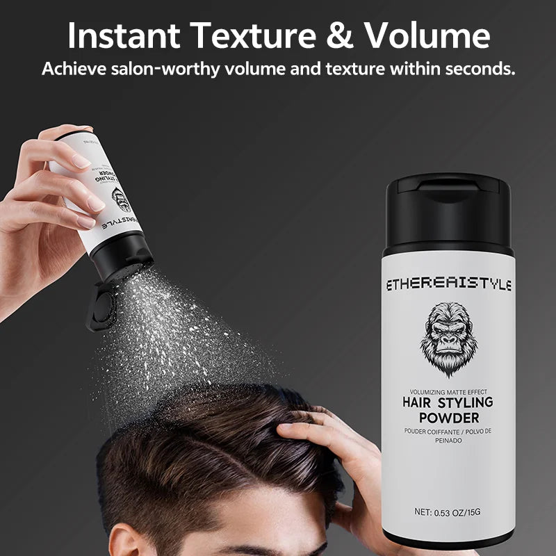 Hair Volumizing & Control Powder — Matte Finish, All-Day Hold