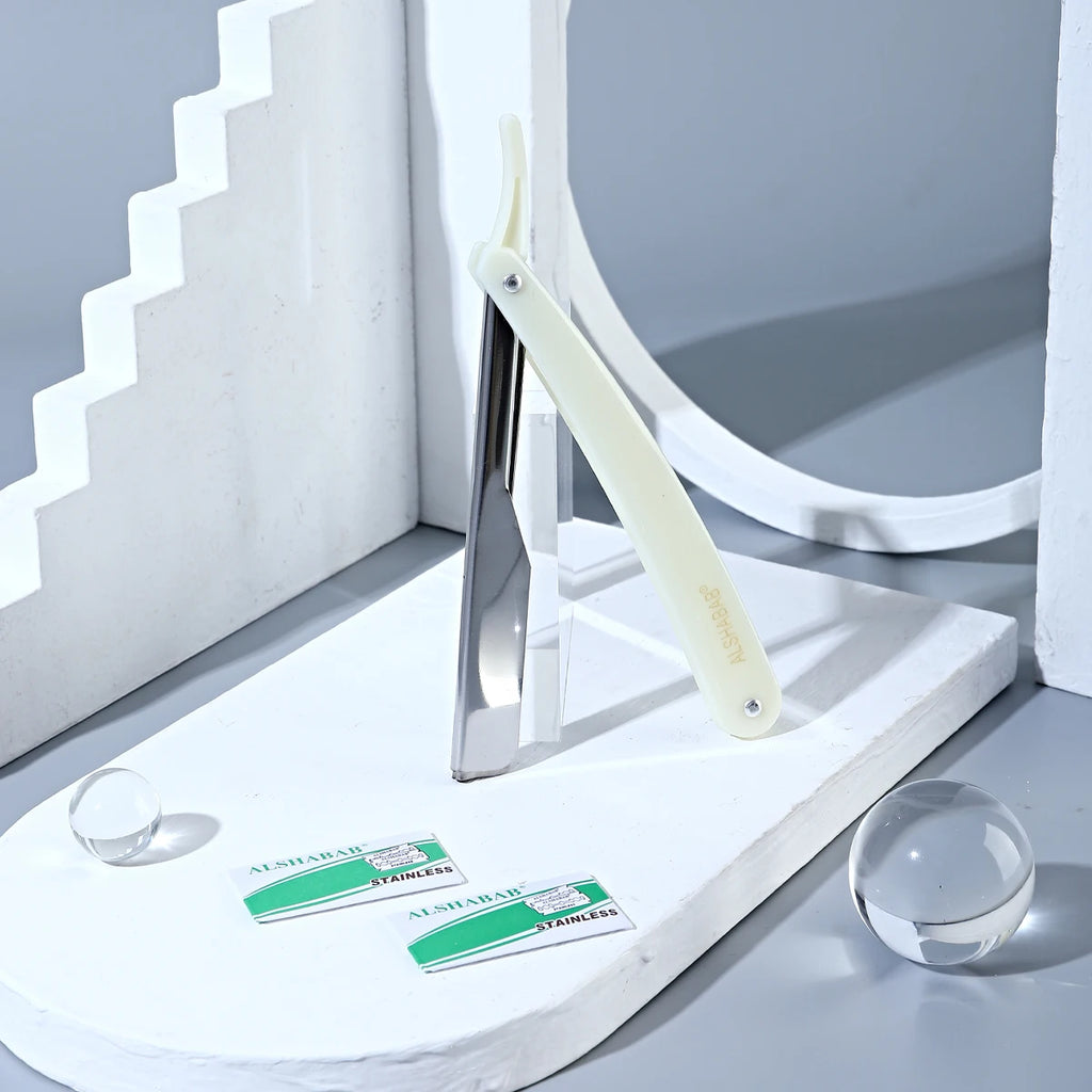 Double-Edge Straight Razor Set — 2 Blades Included