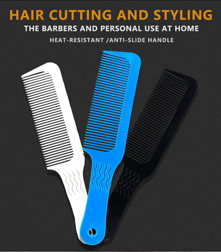 Professional Hairdressing Clipper Comb — Dual Tooth, 6 Colors