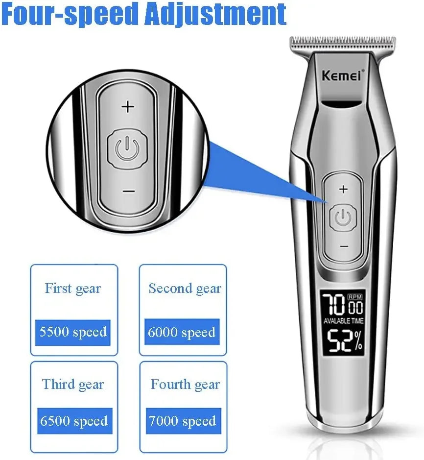 Kemei KM-5027 LED Professional Barber Clipper