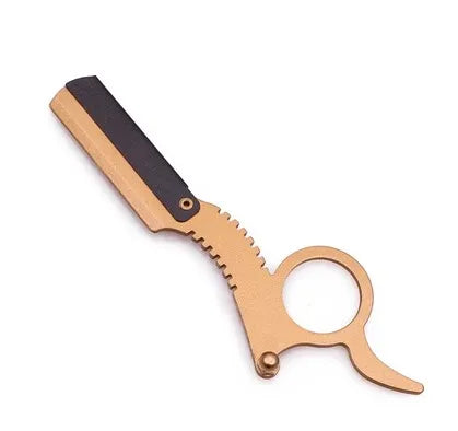 BARBERTOP Colorful Straight Razor — 5 Bold Colors, Replaceable Blade