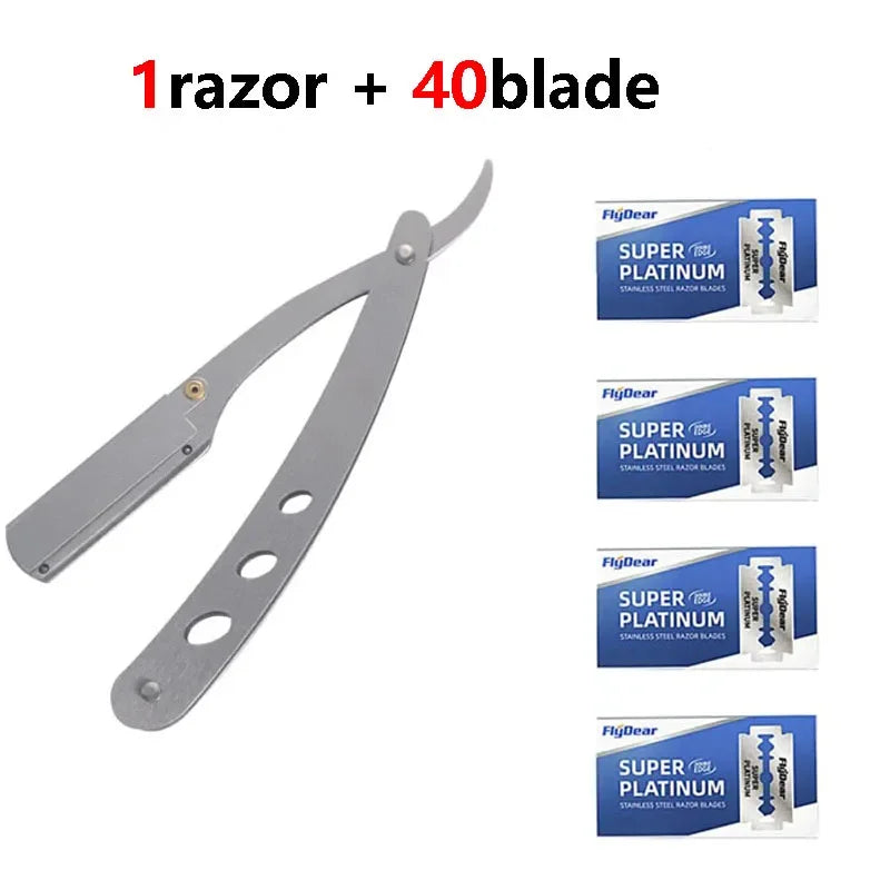 High-Volume Straight Razor — Up to 100 Blades Bundle