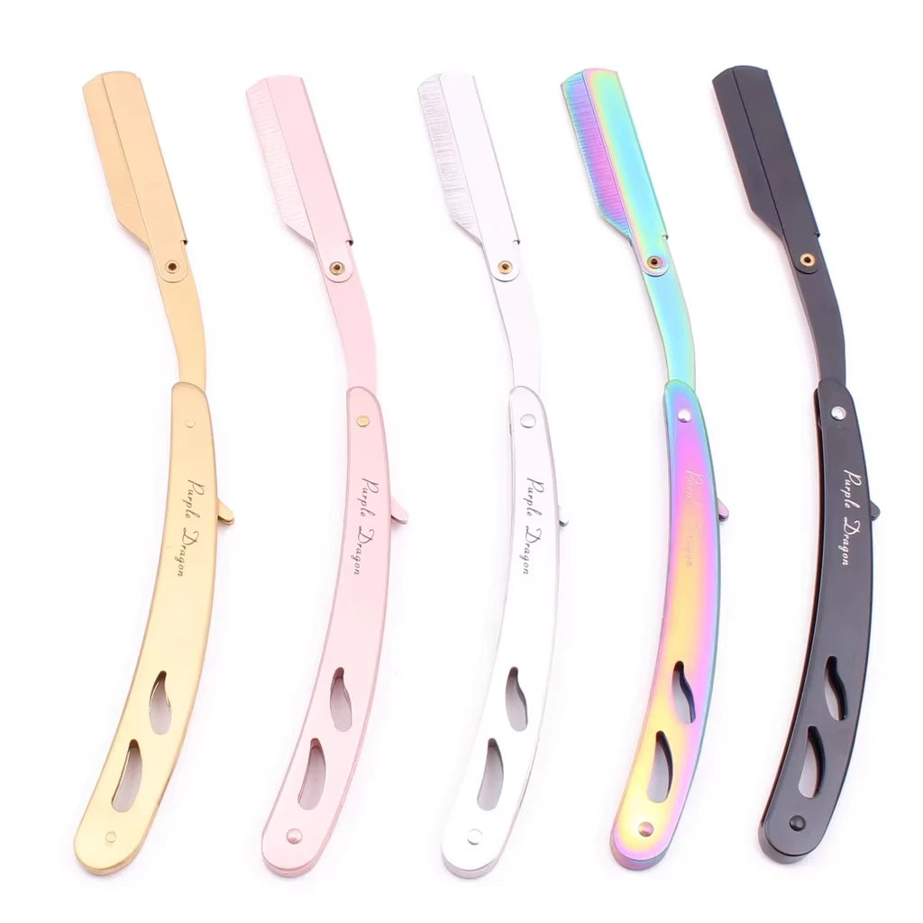 Classic Folding Straight Razor — Stainless Steel, 5 Colors