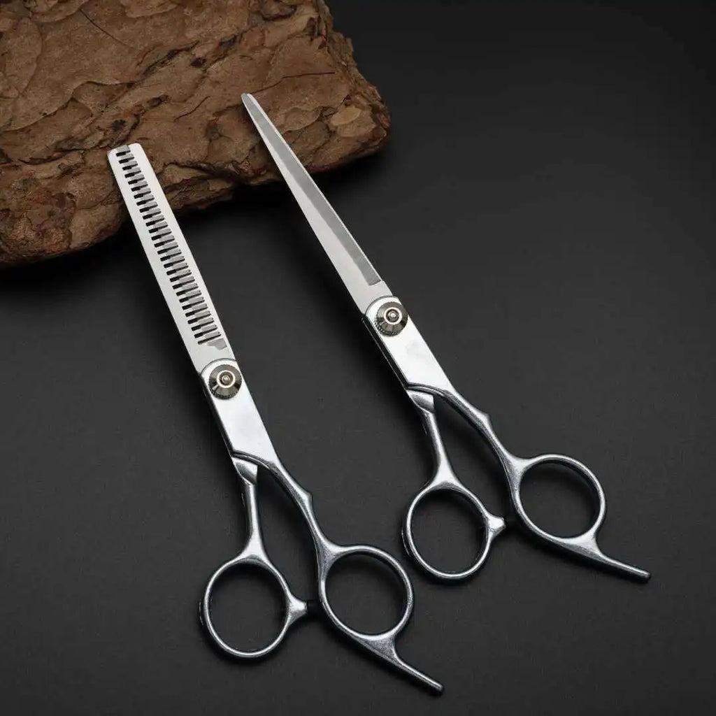 VP Professional Barber Scissors — Gray, Black & Silver