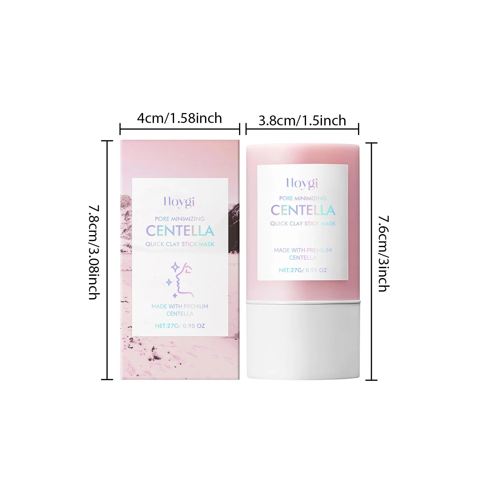 Centella Asiatica Clay Mask Stick — K-Beauty Soothing & Barrier Repair
