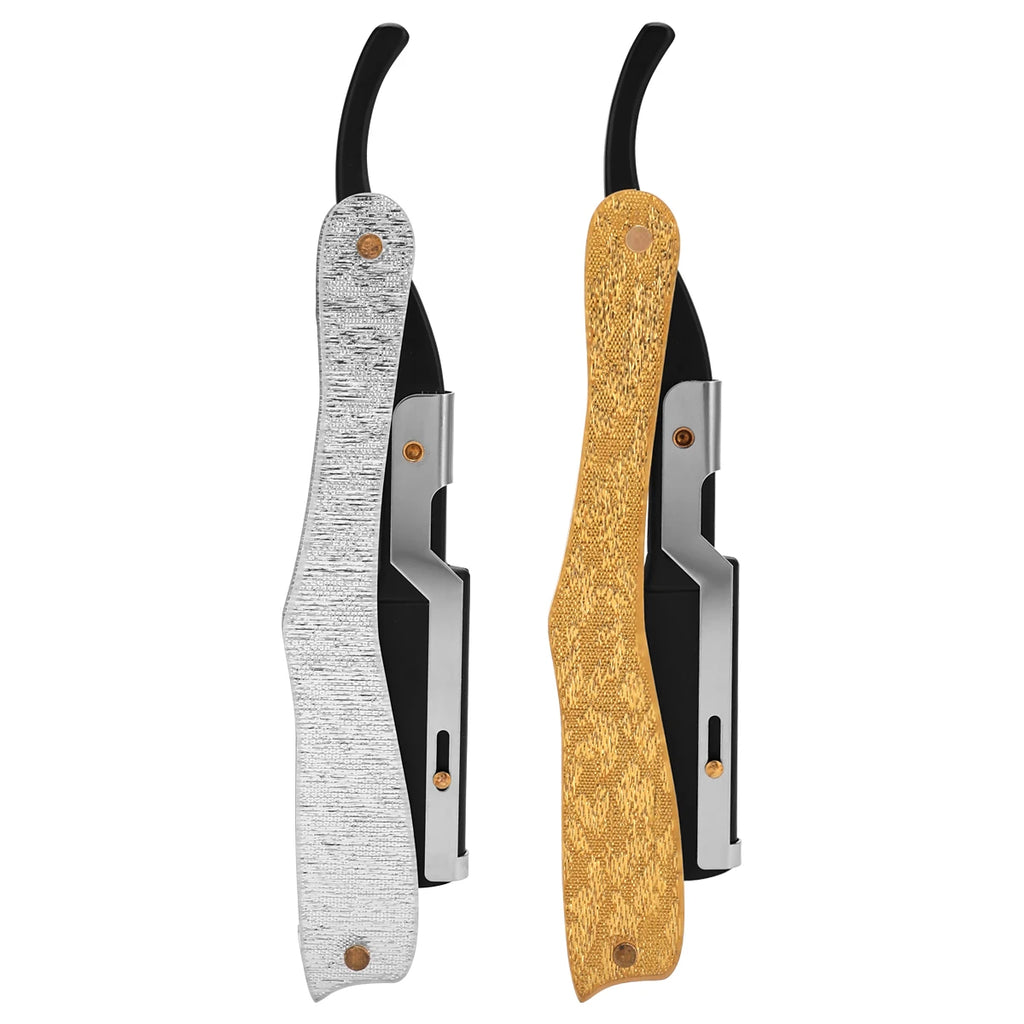 Foldable Straight Razor — Barber Shaving & Contouring