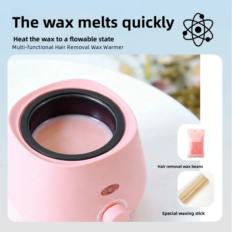 Portable Wax Warmer — 30s Heat, 45min Runtime, EU Plug