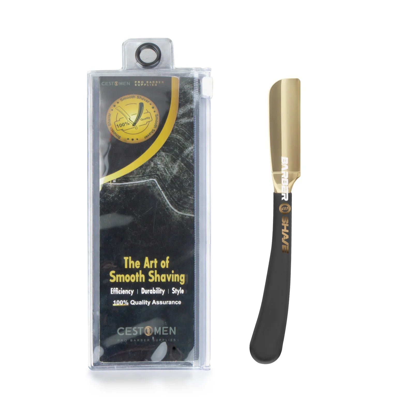 Professional Barber Razor — Gold & Silver Finish with Gift Options
