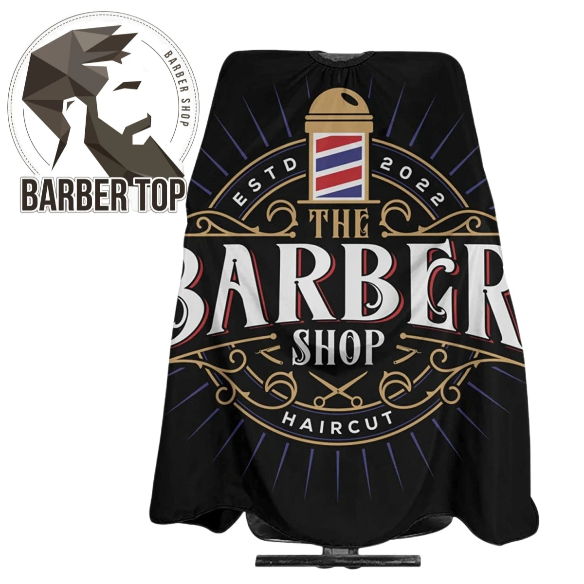 Antistatic Hairdresser Cape & Apron — Salon Haircut Gown