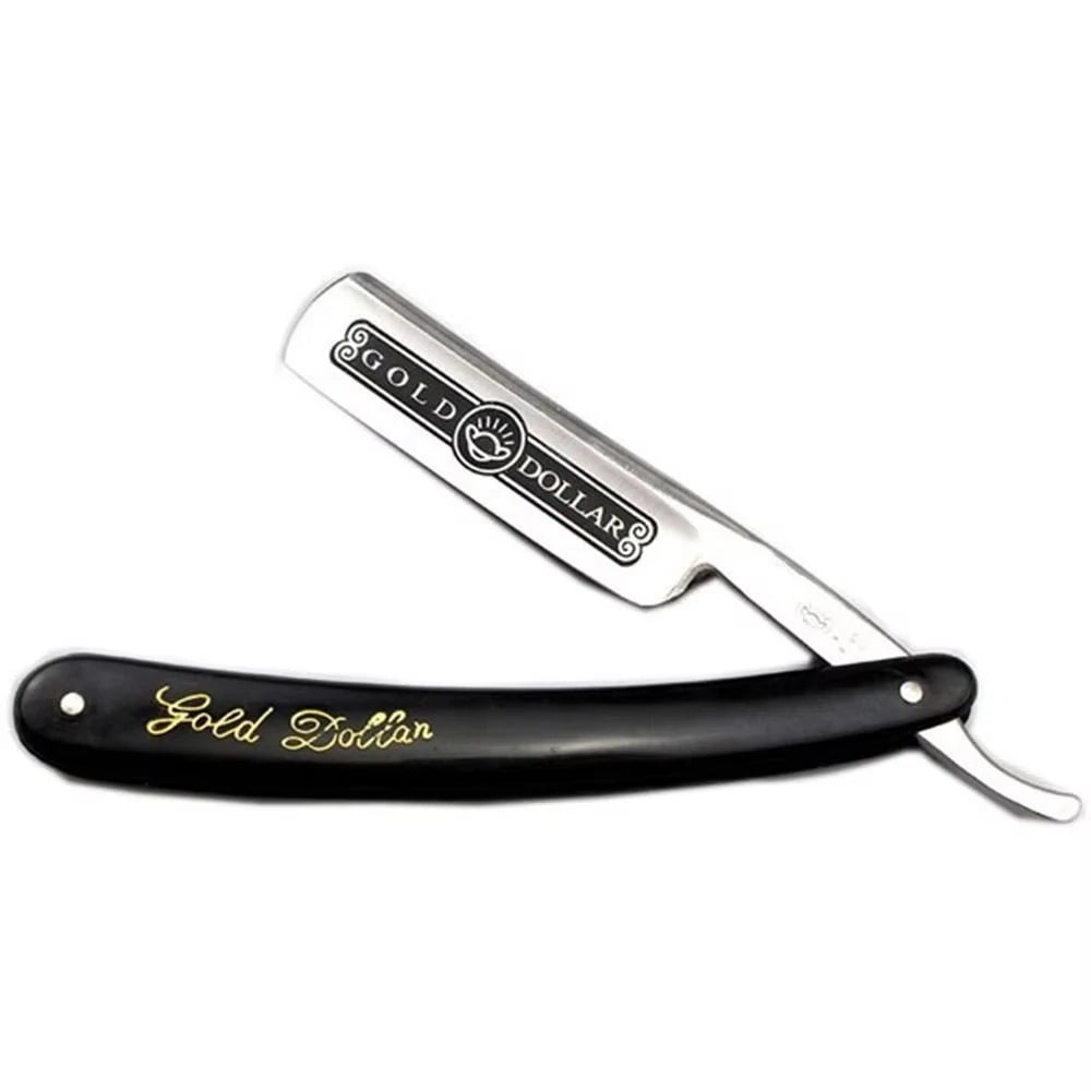 BARBERTOP Shavette Open Razor — 5 Styles, Replaceable Blade