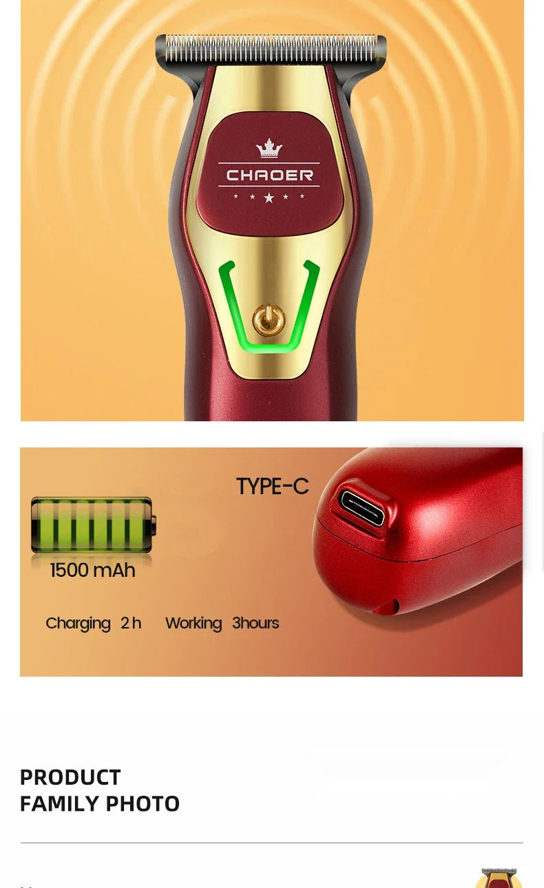Tinsol Compact Rechargeable Clipper — Bald Fade & Kids