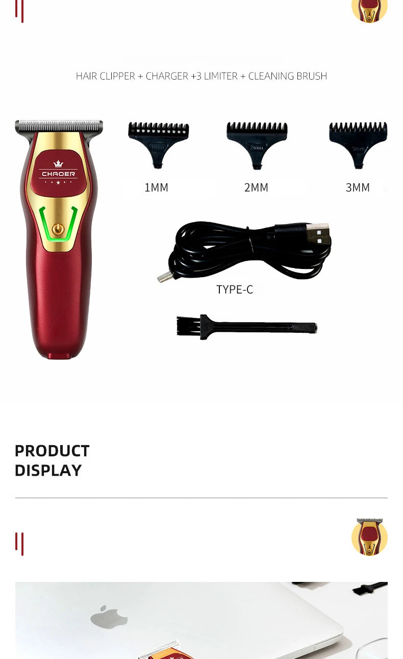 LANMODA T-Blade Professional Clipper — 0mm Zero Gap