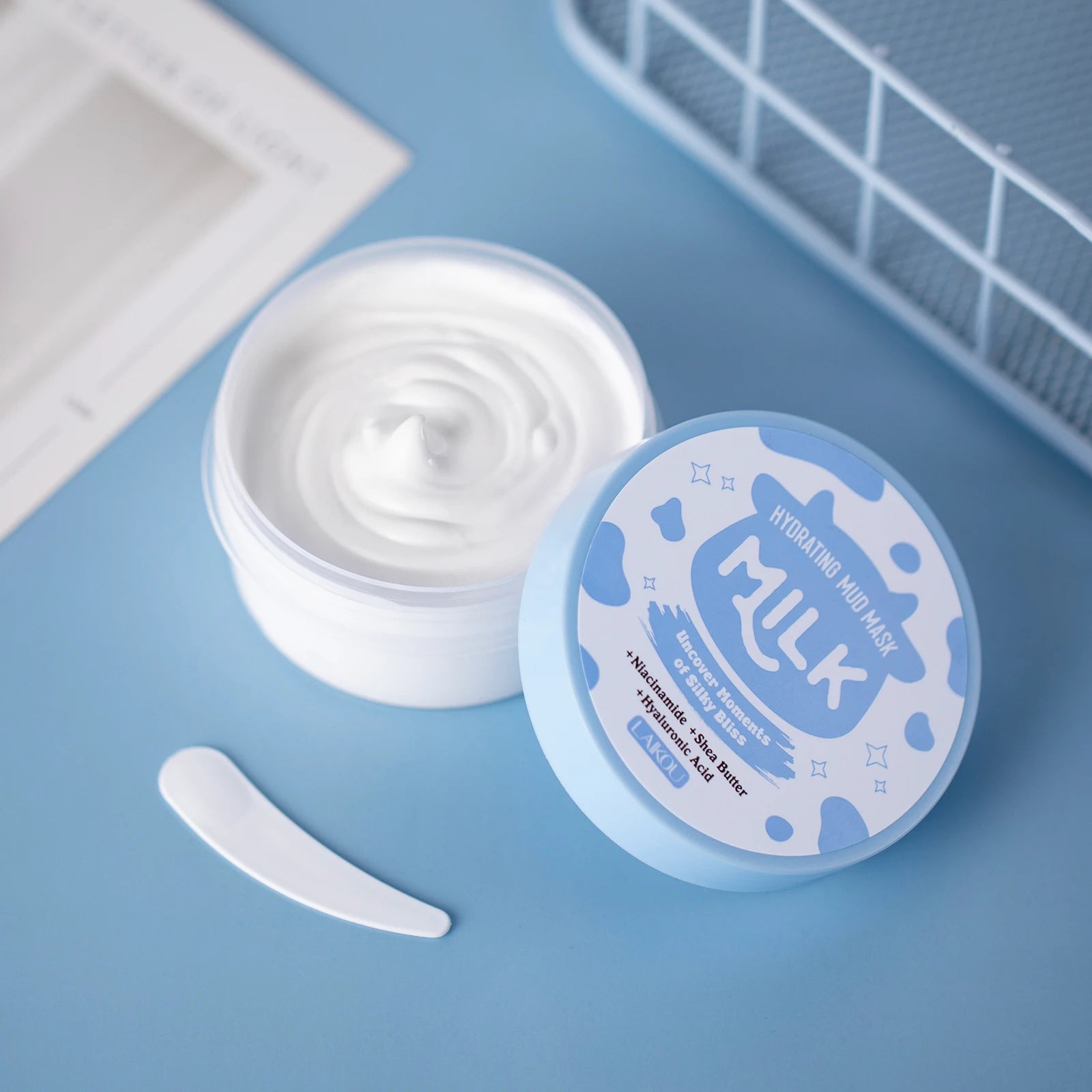 LAIKOU Milk Hydrating Mud Mask — Deep Moisture & Luminous Glow