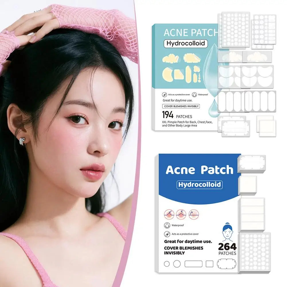 Large-Capacity Pimple Patch Set — Multi-Size Hydrocolloid Value Pack