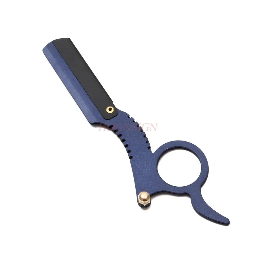 BARBERTOP Colorful Straight Razor — 5 Bold Colors, Replaceable Blade