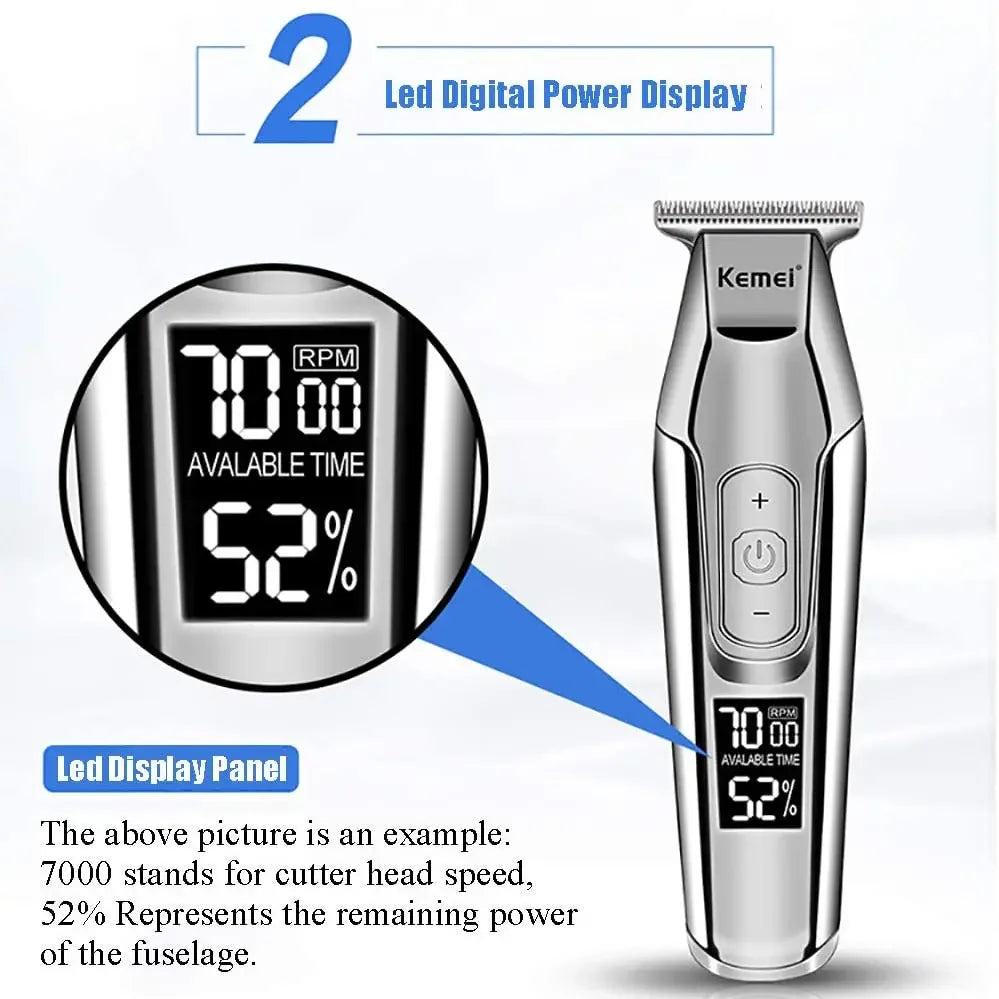 Kemei KM-5027 LED Professional Barber Clipper