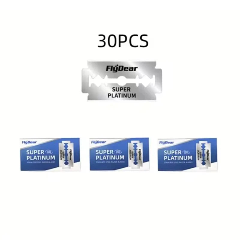 Safety Double-Edge Razor Blades — Professional Barber Pack, 10–50 Blades