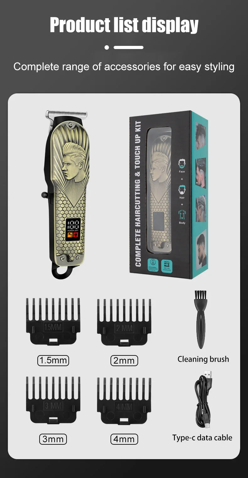Wingsboro Complete Professional Barber Kit