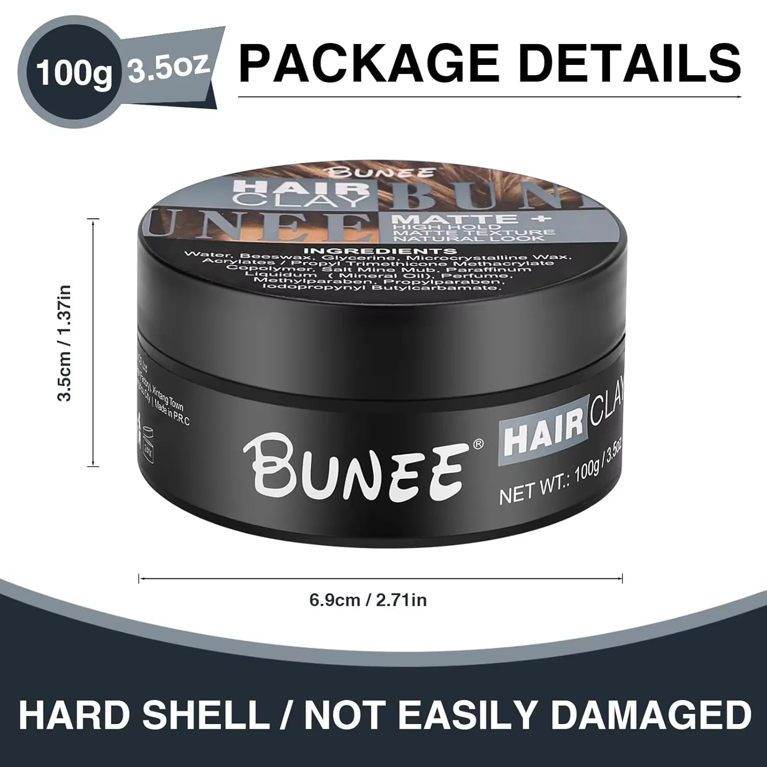 Matte Finish Hair Paste — Flexible Hold, Zero Shine