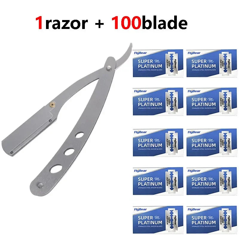 High-Volume Straight Razor — Up to 100 Blades Bundle