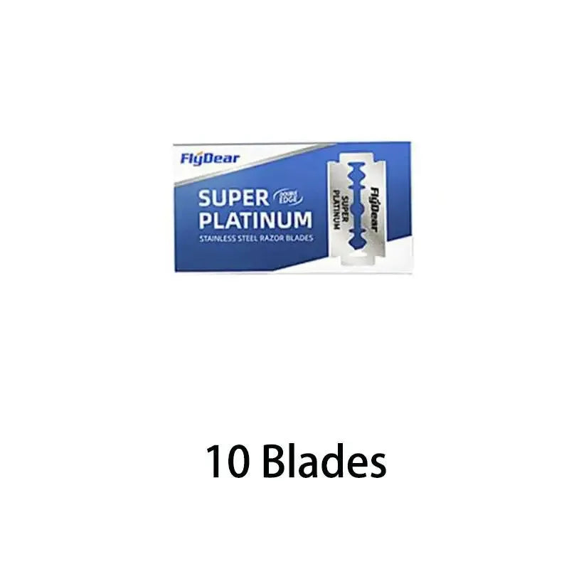 Double-Sided Stainless Steel Razor Blades — 10 to 100 Pack