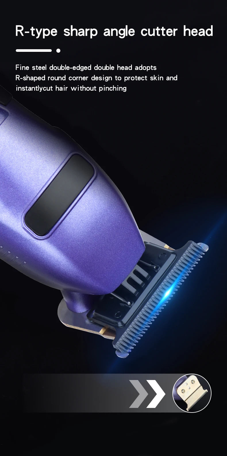 HIENA Professional Wireless Barber Clipper — 6 Colors