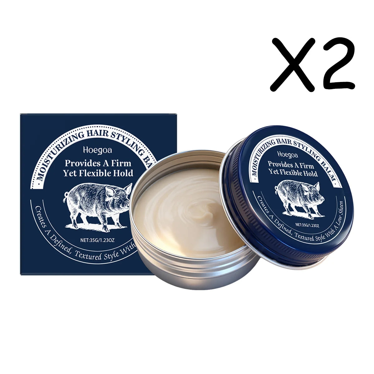 Jaysuing Beeswax Hair Pomade — Low Shine, Strong Hold