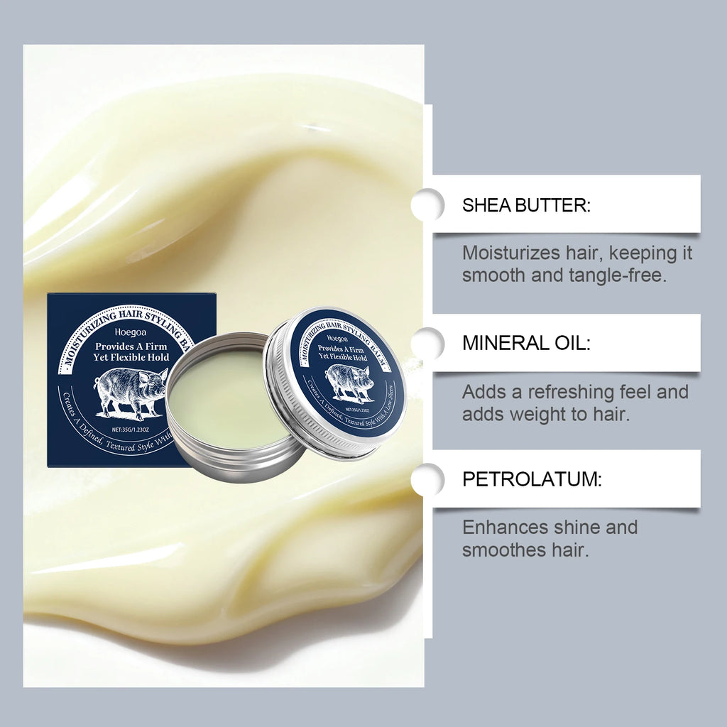 Jaysuing Beeswax Hair Pomade — Low Shine, Strong Hold