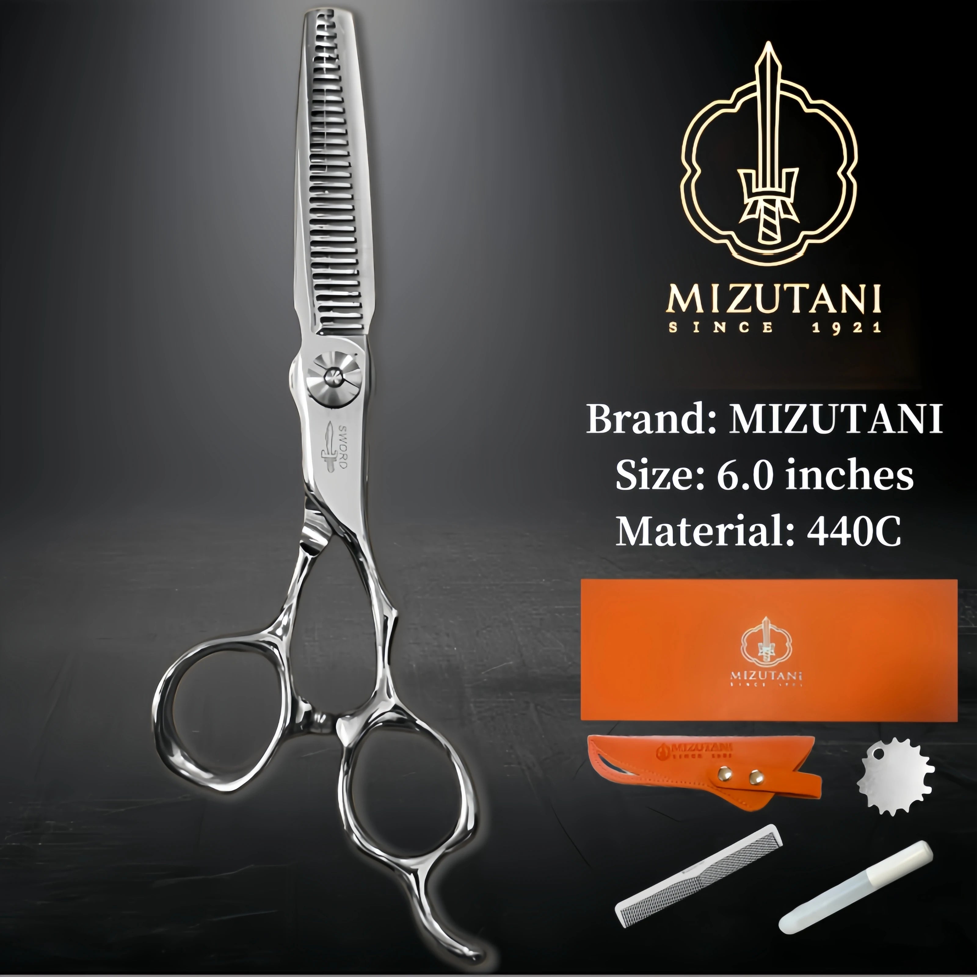 Japan 440C & VG10 Premium Barber Scissors — 6" to 7"