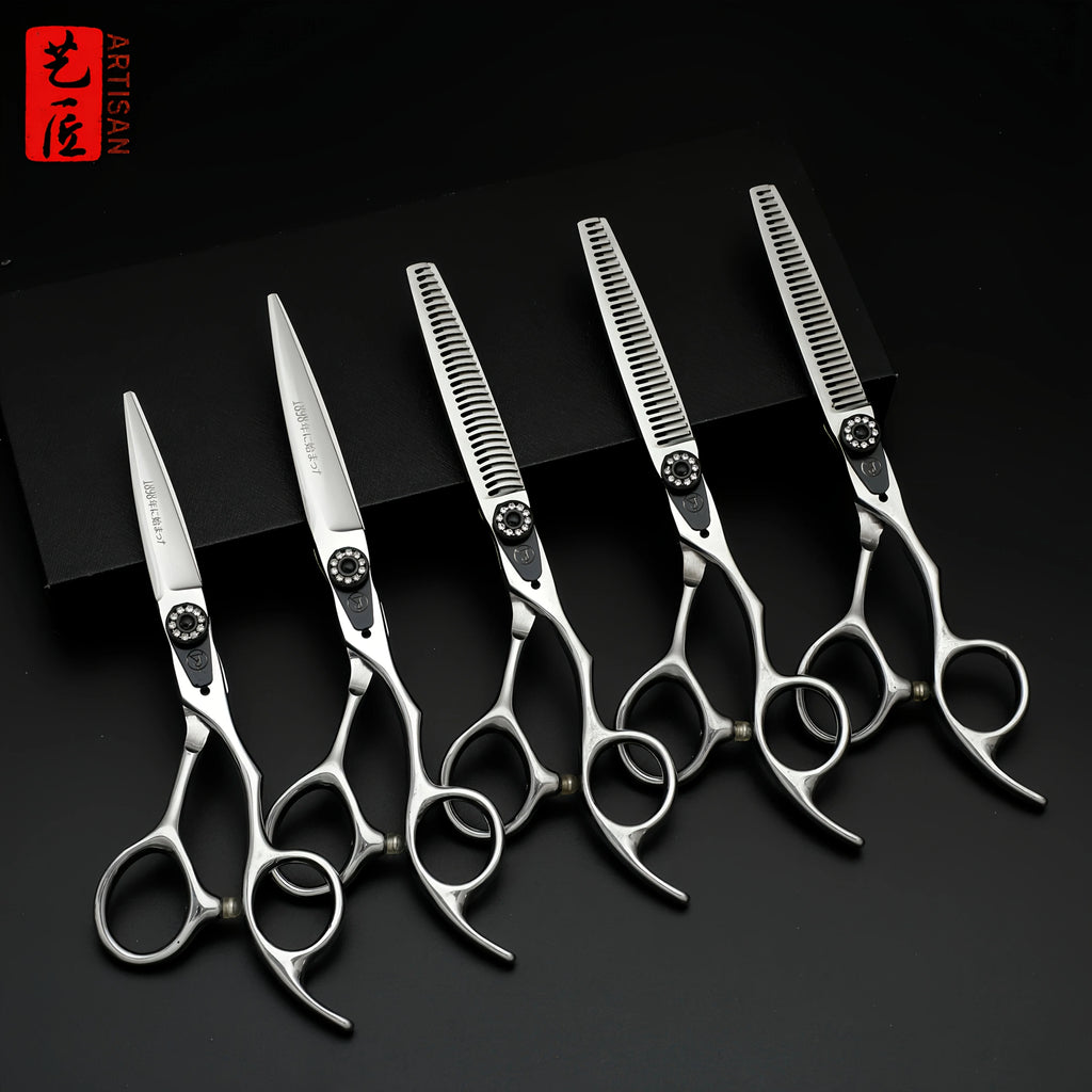 Handcrafted Barber Scissors Set — Premium Packaging, 6 Styles