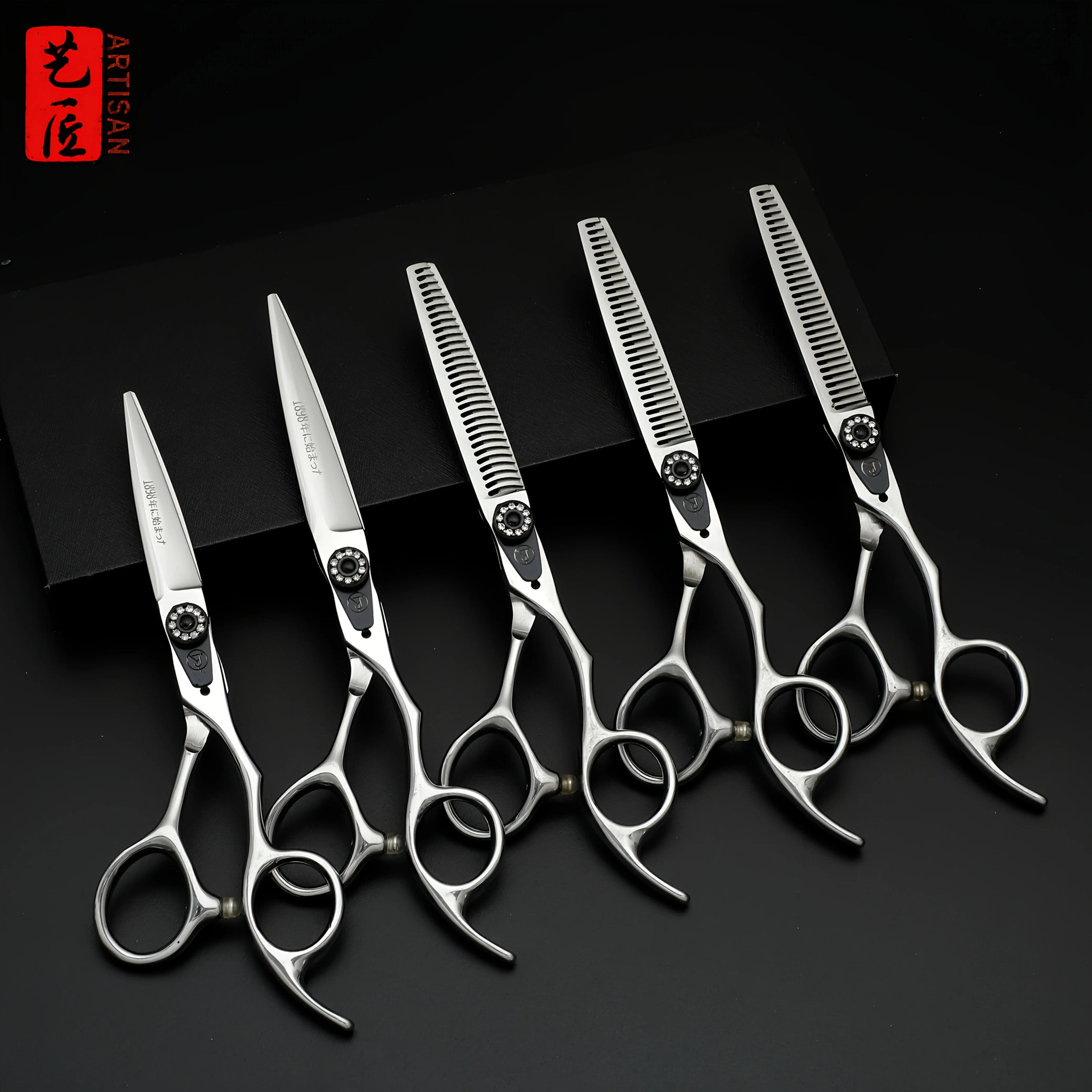 Handcrafted Barber Scissors Set — Premium Packaging, 6 Styles