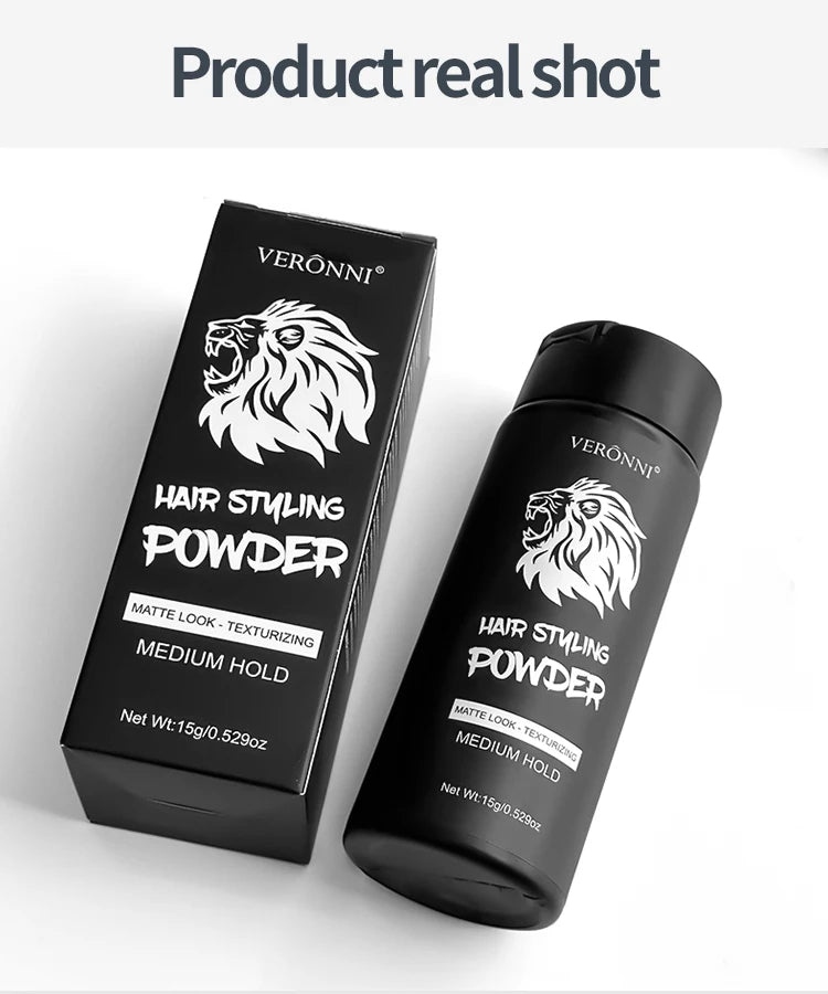 Hair Volumizing & Shaping Powder — Matte, Oil-Control