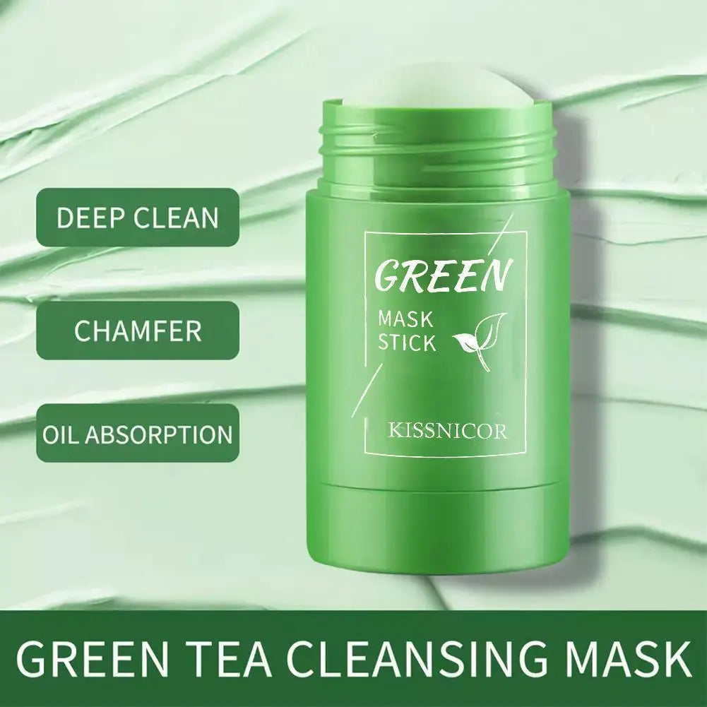 Green Tea Antioxidant Clay Mask Stick — Purifying and Brightening