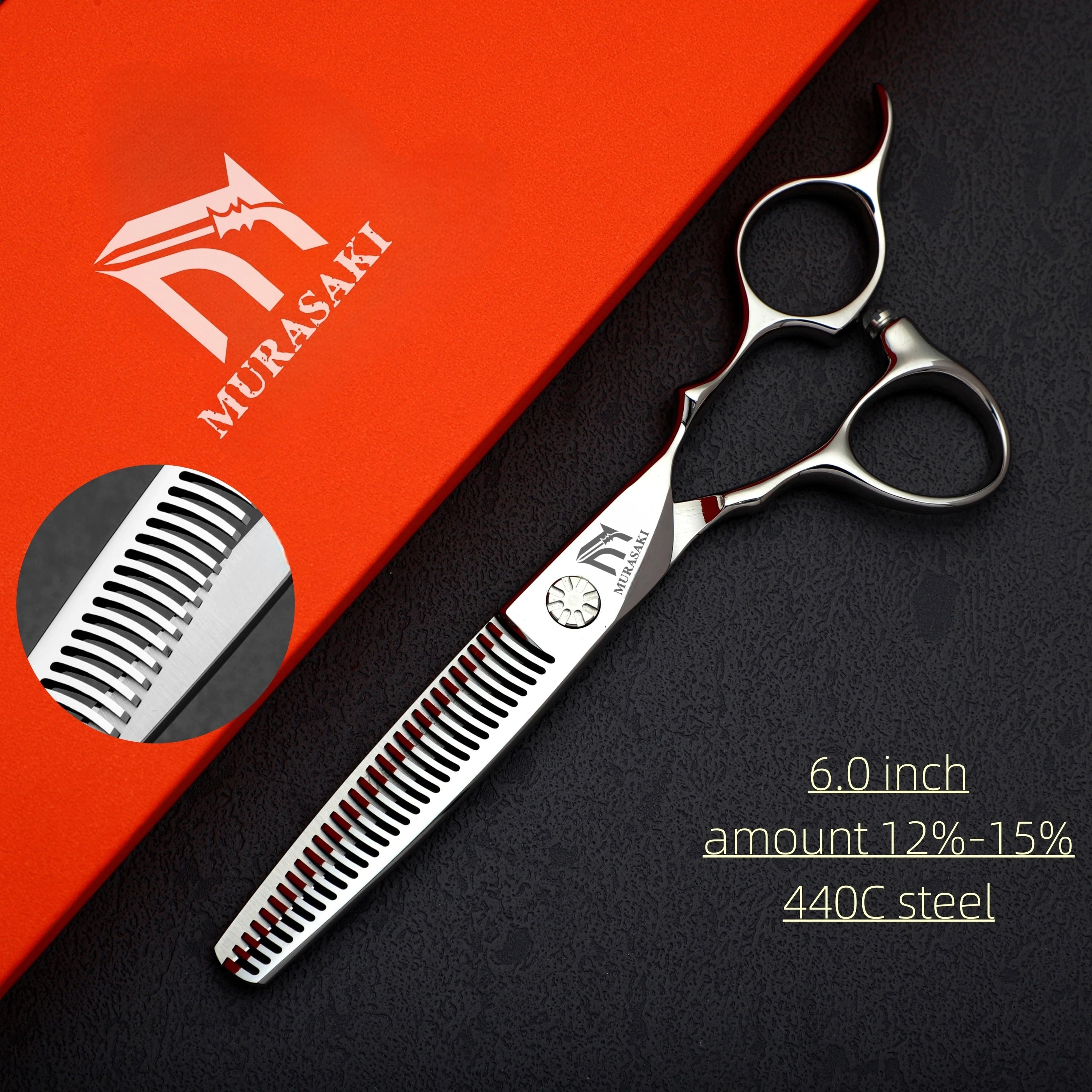 JIXIU Japan 440C Barber Scissors — 6.0" to 6.8" Set