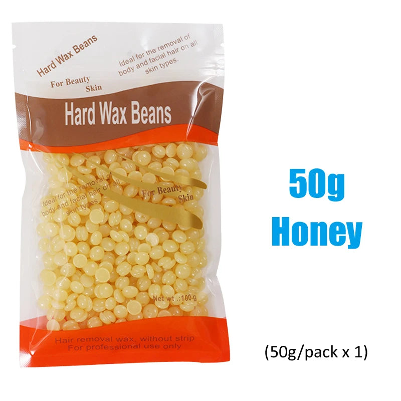 Hard Wax Beans — 50g to 500g, Brazilian & Lavender Scents