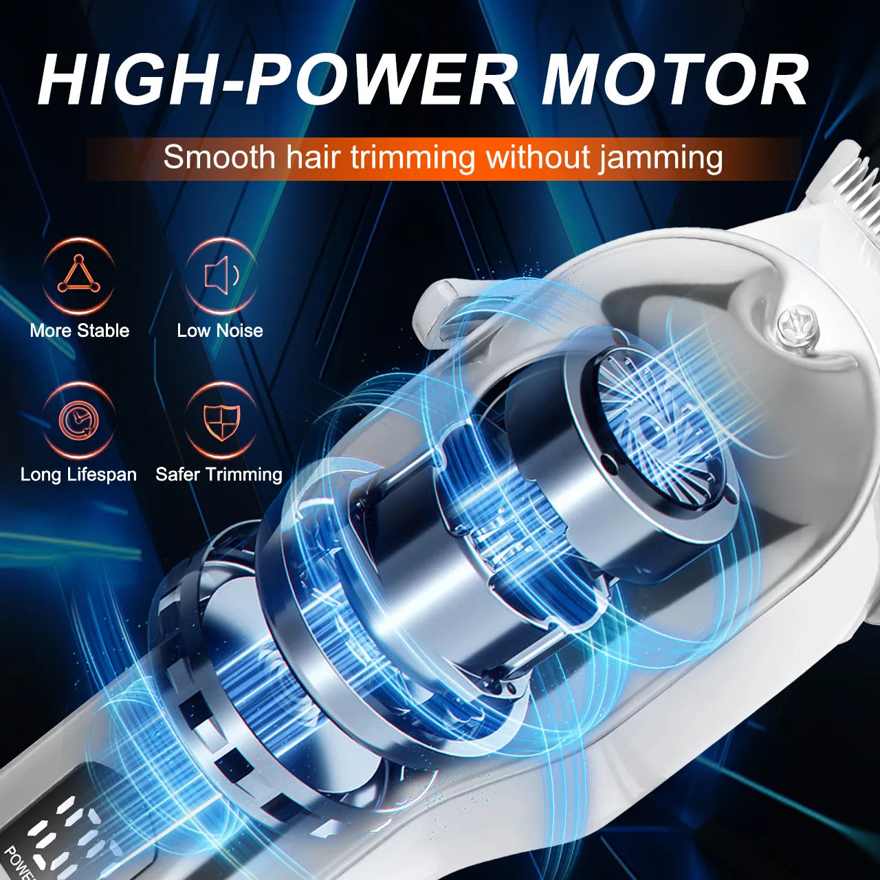 HATTEKER Professional Cordless Barber Clipper