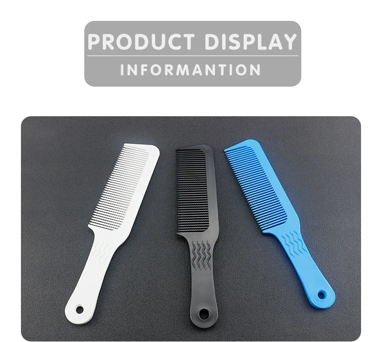 Professional Hairdressing Clipper Comb — Dual Tooth, 6 Colors