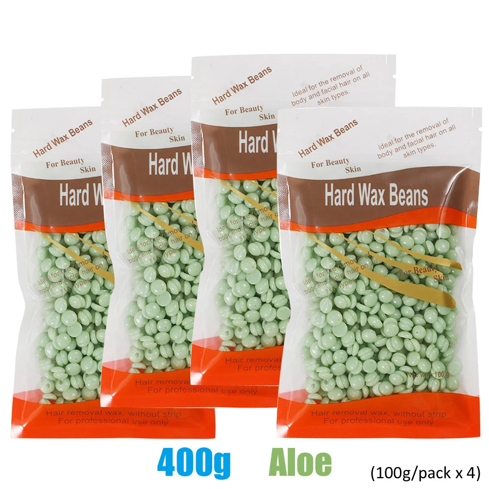 Hard Wax Beans — 50g to 500g, Brazilian & Lavender Scents