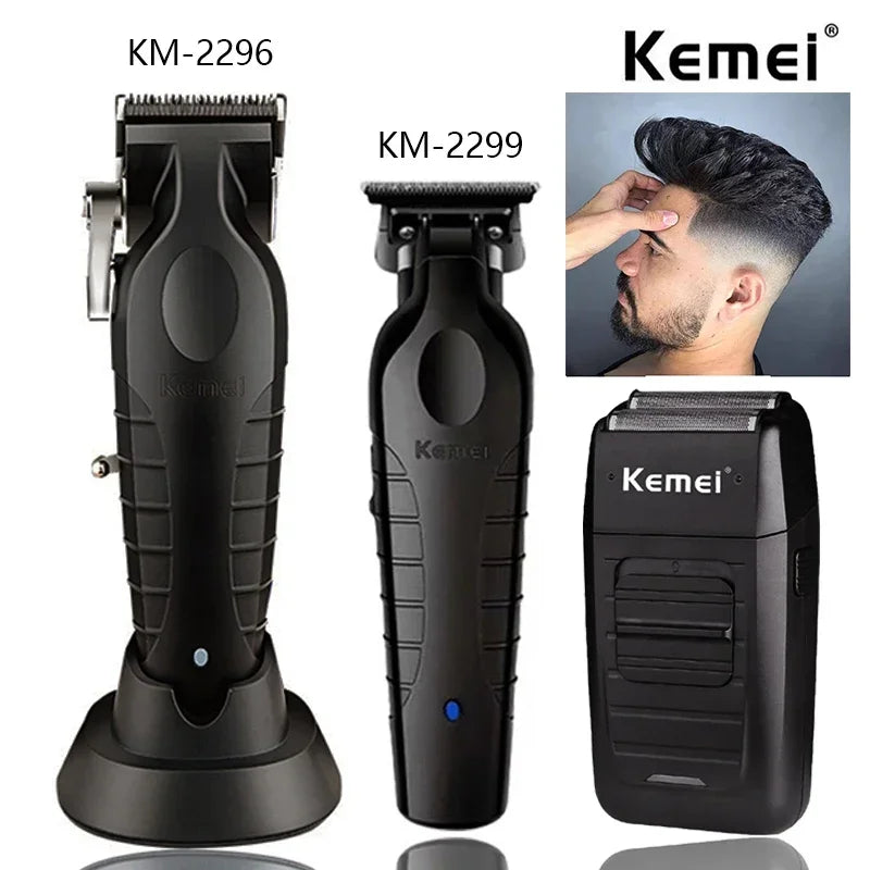Kemei Professional Clipper Kit — KM-2296, KM-2299 or KM-1102