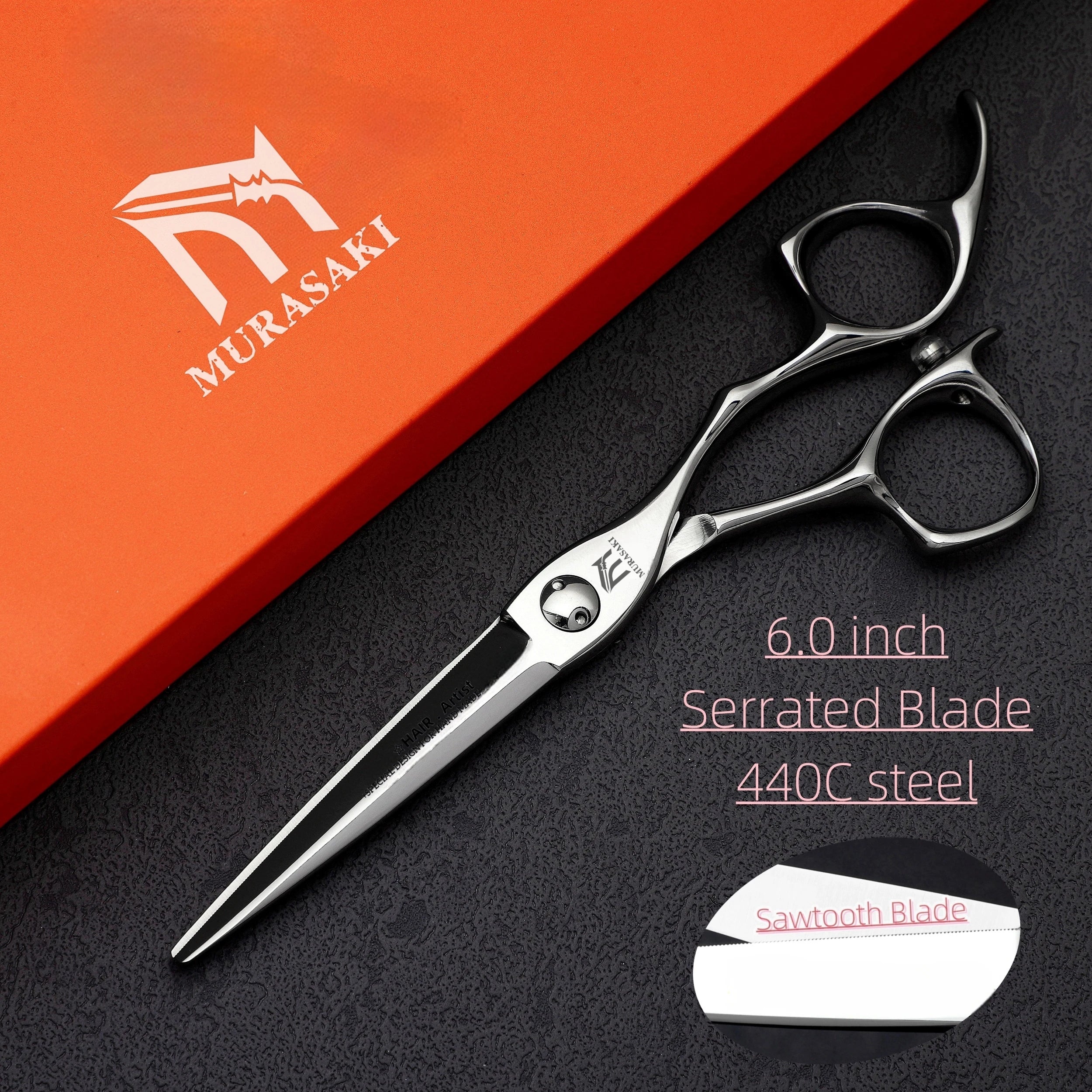 JIXIU Japan 440C Barber Scissors — 6.0" to 6.8" Set