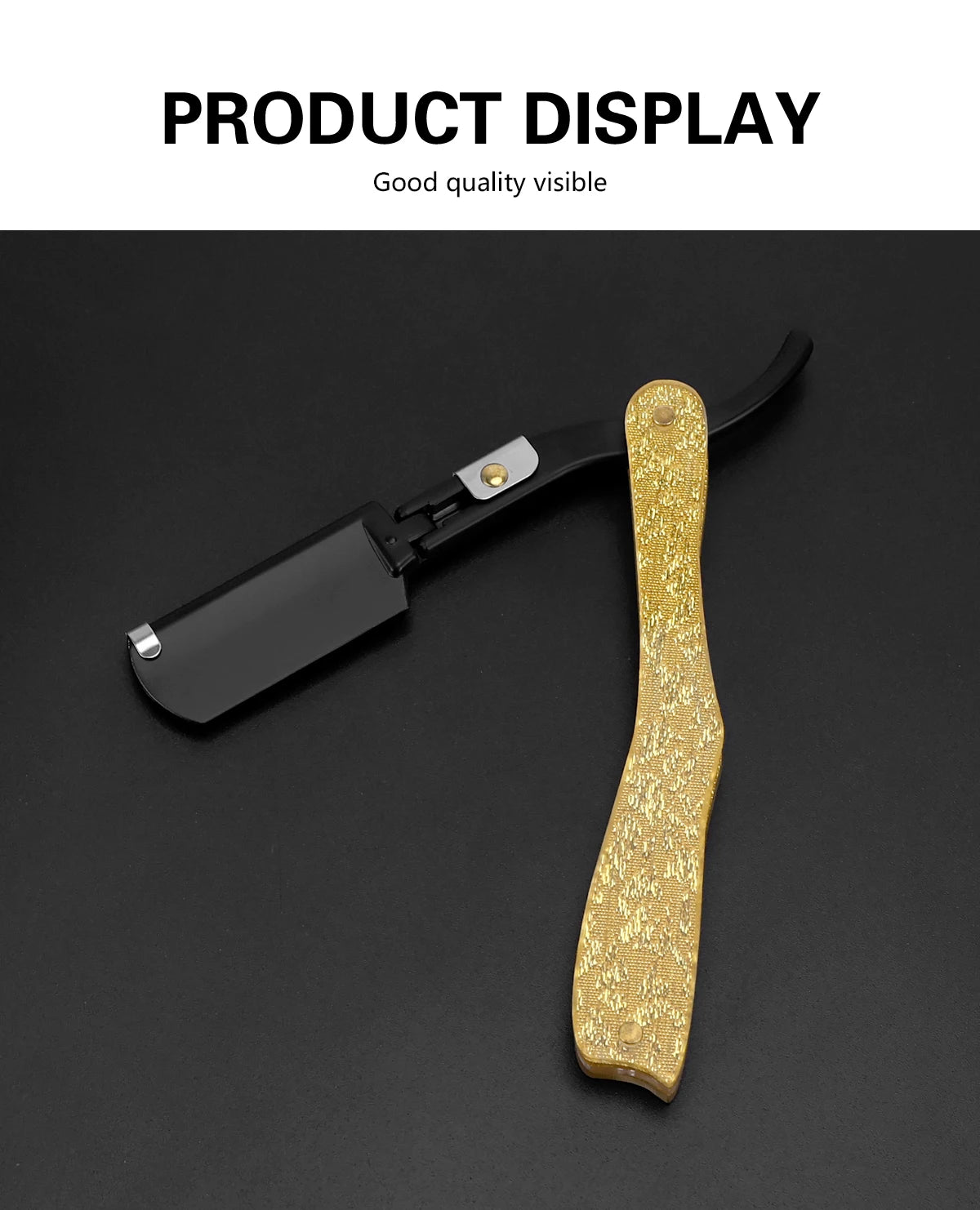 Foldable Straight Razor — Barber Shaving & Contouring