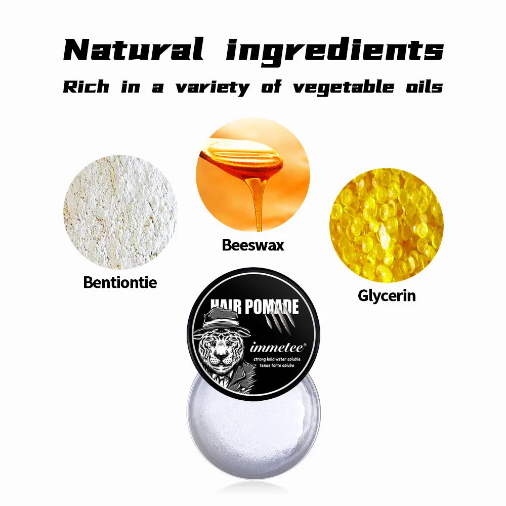 Immetee Perfumed Hair Wax 120g — Edge Control, Water-Based
