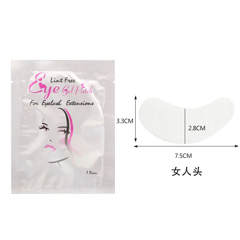 Under-Eye Patches for Lash Extensions — 50 Pairs, 5 Styles