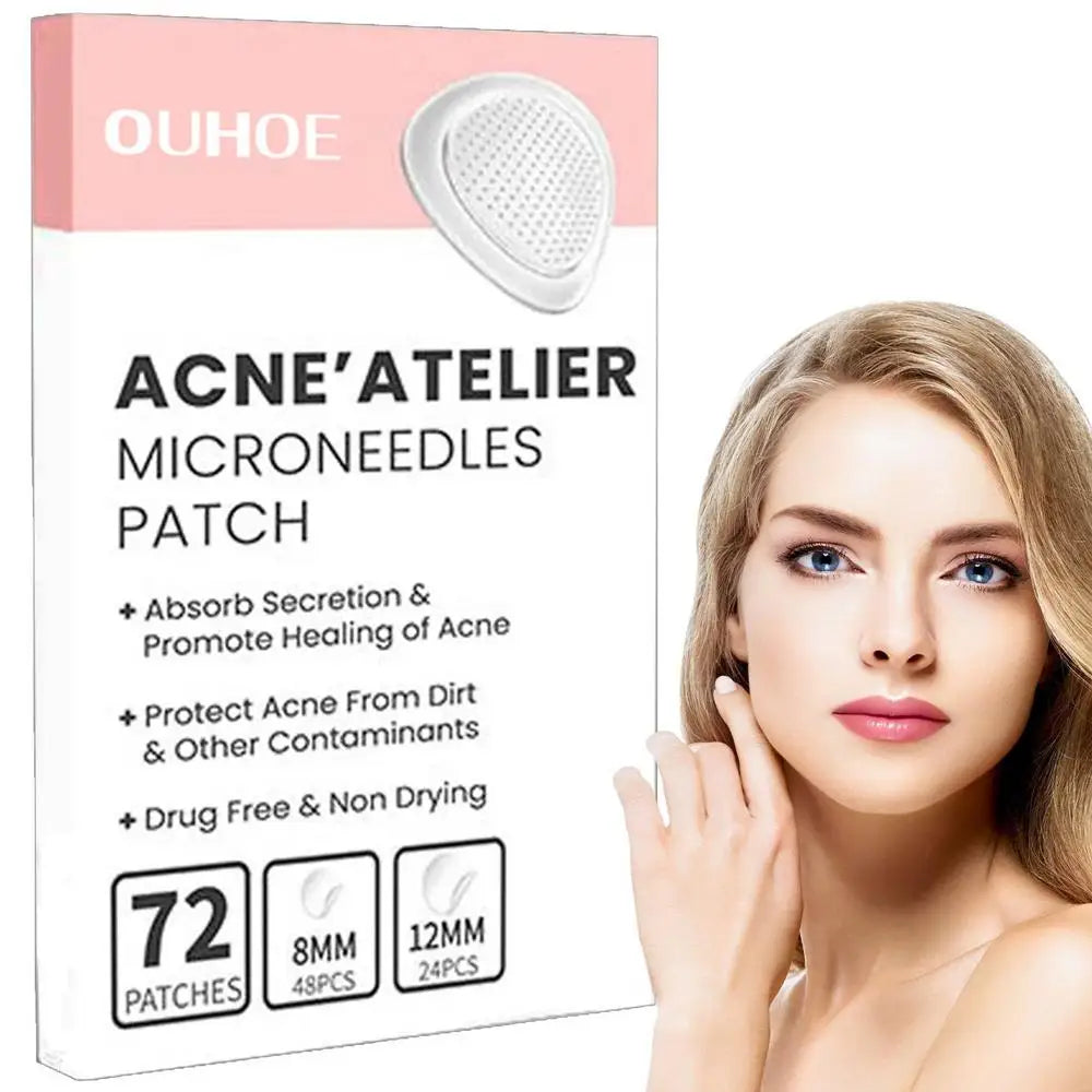 Invisible Hydrocolloid Pimple Patches — Overnight Blemish Treatment