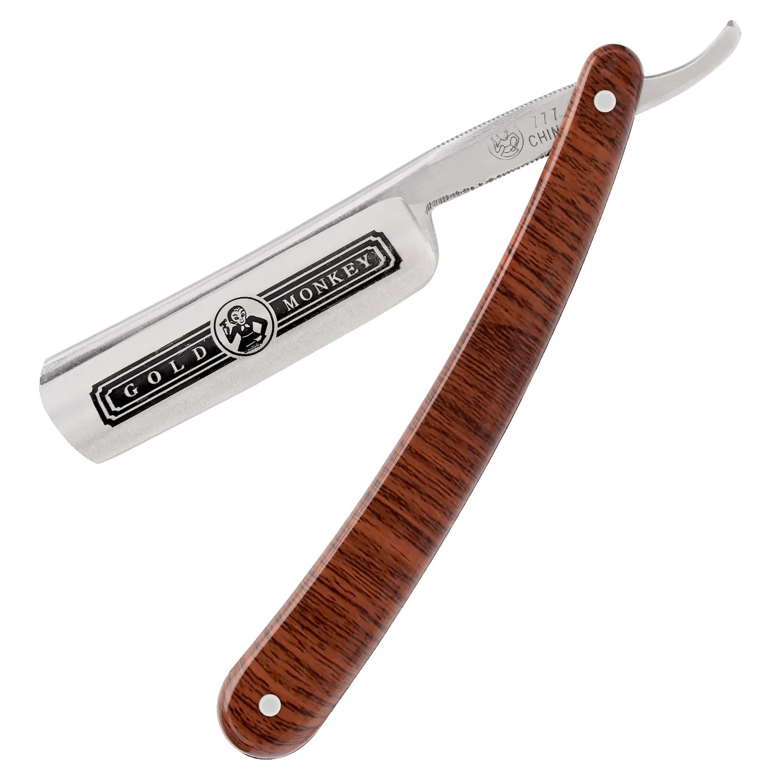 BARBERTOP Shavette Open Razor — 5 Styles, Replaceable Blade