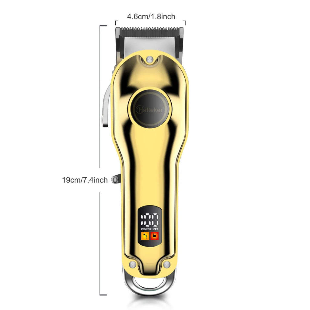 HATTEKER Professional Cordless Barber Clipper