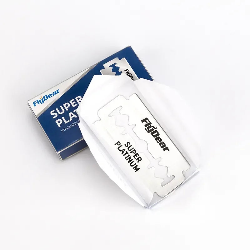 Double-Sided Stainless Steel Razor Blades — 10 to 100 Pack